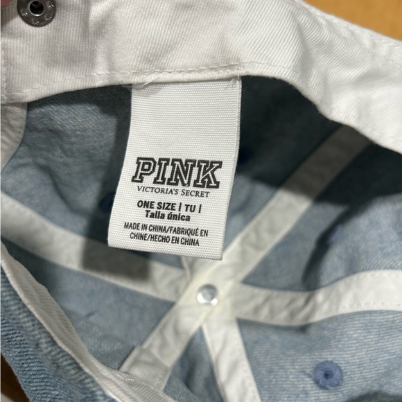 PINK Victoria's Secret Blue Denim Cap - Picture 7 of 7